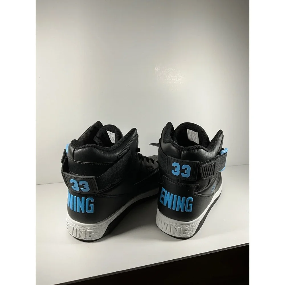 Ewing Athletics Rebound Mens Basketball Shoes Black Blue High Top 1RBE003-438 13